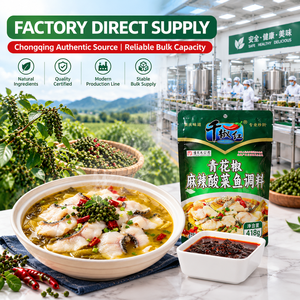น้ำซุปปลาเข้มข้น 418 กรัม รสเผ็ดมาล่า รสเปรี้ยวปลาดอง สำหรับหม้อไฟและก๋วยเตี๋ยว - Product Image 1