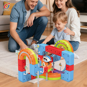 Set Pista da Corsa Magica Chengji per Bambini, 129 Pezzi, Gioco Educativo Fai-da-Te, Pista <span class=keywords><strong>Auto</strong></span> Magica Assemblabile - Product Image 2