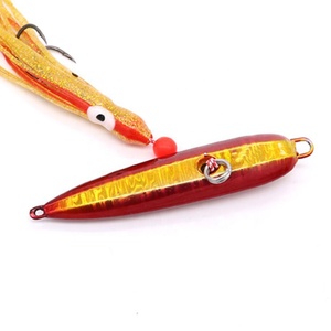 Hunt House Bottom Saltwater Ship Señuelos de metal Jig Spoon Señuelo Pulpo Falda Cebo de pesca Señuelo - Product Image 2