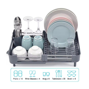 Évier extensible, égouttoir à vaisselle en acier inoxydable, armoire de rangement de cuisine en gros - Product Image 4