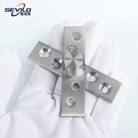 Support de porte pivotant moderne à charnière croisée 3D pour armoires et boîtes de cuisine - Meuble pliant invisible en acier inoxydable