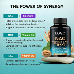 Agh: uality NAuppupplent elelenium B6 B12 N-acetil cy- cisteine apapapapapsules para upupports mmmune ystem ealth y ntioxidante - Product Image 3