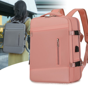 Laptop <b>Backpack</b> <b>Large</b> Capacity 15 Inch Lightweight Business Travel Men's Solid Color With Handle Spring 2026 - Product Image 2