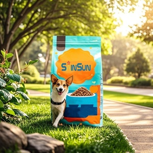 Bolsa de Embalaje Personalizada de Fondo Plano con Cierre, de Mylar, para Alimentos de Mascotas (Perros, Gatos, Peces, Aves), en Tamaños de 1kg, 2kg, 3kg, 5kg, 10kg, 15kg y 20kg - Product Image 4