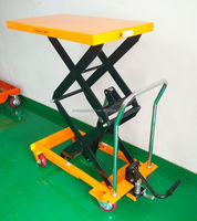 Chariot élévateur à ciseaux hydraulique disponible en plusieurs hauteurs de levage et capacités de charge