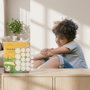 Patch apaisant portable contre les piqûres de moustiques, points naturels doux pour soulager les démangeaisons pour les enfants <span class=keywords><strong>et</strong></span> les voyages en famille - Product Image 1
