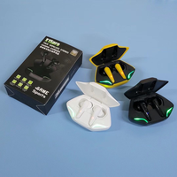 Nouveau design Écouteurs à faible latence BT 5.3 Sport écran LED lampe de poche étanche casque sans fil G11 Écouteurs de jeu