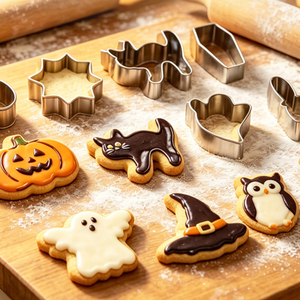 Vente flash - Ensemble de découpoirs à <span class=keywords><strong>biscuits</strong></span> en acier inoxydable de différentes formes, personnalisables - Product Image 1