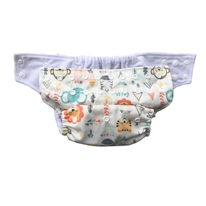 <span class=keywords><strong>Couche</strong></span> de bain d'apprentissage personnalisée pour bébé, <span class=keywords><strong>lavable</strong></span> et réutilisable, avec motif imprimé pour le jeu quotidien - Product Image 2