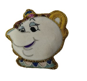 Handcrafted beaded and embroidered <b>elephant</b> Christmas tree ornament often used as festive <b>decor</b> Hanging in bulk price - Product Image 3