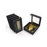 Boîte à cils en carton pour impression de Logo, boîte en carton personnalisée, feuille d'or Rose, estampage, beauté, faux cils, boîtes d'emballage en papier