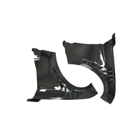 Nouveaux garde-boue perforés en fibre de carbone modifiés pour Mustang Mach-E 2021-2023, taille 170x145x40, noirs, légers, haute dureté