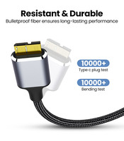 Câble de connexion USB Type C vers Micro B 3.0, 5Gbps, charge rapide 3A pour MacBook, ordinateur portable, disque dur, Smartphone
