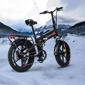 Bicicleta Eléctrica Plegable de Montaña para Hombre, 1000W, 48V, 20 Pulgadas, Neumáticos Gruesos 4.0, Batería de Litio, Modelo YX20M, Económica - Product Image 6