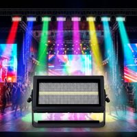 Projecteur stroboscopique LED RGB étanche IP65 400W avec contrôle DMX512 48 canaux pour spectacles extérieurs et effets de veines stellaires