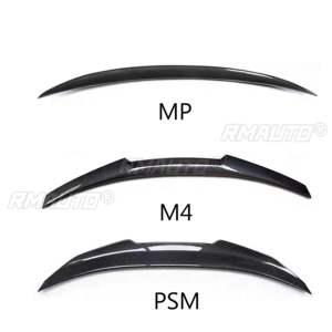 Aileron de toit en fibre de carbone style M4 MP PSM pour BMW Série 3 E93, kit d'aileron de coffre - Product Image 6