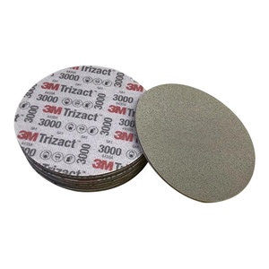 Disque abrasif en mousse 3M Trizact Hookit 3000 P3000 Grain 150 mm Modèle 443SA/02085 pour film de micro-finition - Product Image 2