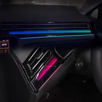 Kit d'éclairage ambiant dynamique OEM pour Volkswagen Passat B8 2015-2024, éclairage LED intérieur RGB, contrôle par écran, application, OBD