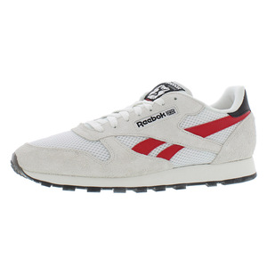 Zapatos Unisex Reebok Classic Leather Hrn Color: Blanco/Rojo/Blanco Roto |   100% Auténtico - Product Image 1