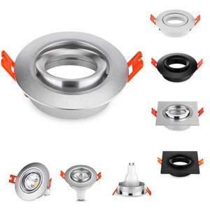 Agujero abierto 70mm de plata de De Vivienda MR16 bombilla halógena Led <span class=keywords><strong>Downlight</strong></span> accesorios GU10 - Product Image 3