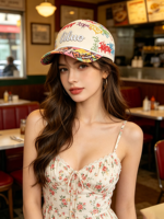 Casquette de baseball en coton personnalisée avec logo brodé, impression personnalisée couleur unie pour homme et femme, tenue décontractée de rue
