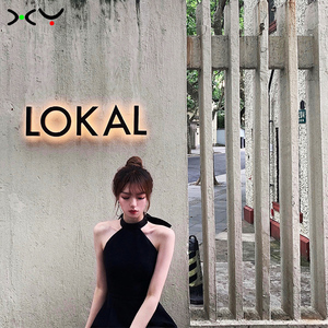 Seiko 1-Năm Tường Biểu Tượng Quảng Cáo Thanh Thép Không Gỉ Kim Loại dát Acrylic Backlit LED Nhân Vật Phát Sáng Dấu Hiệu Điện Tử - Product Image 3