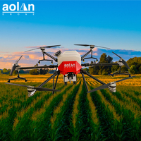 Pulvérisateur agricole professionnel UAV de nouvelle génération, haute sécurité, capacité de charge lourde, efficacité de 12-15 ha/h, certifié CE/FCC, automatique