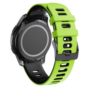 <span class=keywords><strong>Bracelet</strong></span> de montre intelligente Double couleur 20mm 22mm pour <span class=keywords><strong>Garmin</strong></span> <span class=keywords><strong>Forerunner</strong></span> <span class=keywords><strong>245</strong></span> 64 Vivoactive 3 <span class=keywords><strong>Bracelet</strong></span> en Silicone accessoires - Product Image 2