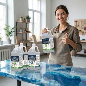 Resina <span class=keywords><strong>Epoxi</strong></span> <span class=keywords><strong>Transparente</strong></span> y Endurecedor para Mesas, Pegamento <span class=keywords><strong>Epoxi</strong></span> AB, Fabricante de Resina <span class=keywords><strong>Epoxi</strong></span> - Product Image 1