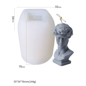 थोक DIY रोमन स्तंभ के लिए सिलिकॉन मोल्ड केक 3D चित्र सिलिकॉन मोमबत्ती Molds वीनस डेविड रोम बड़े स्तंभ मोमबत्ती मोल्ड - Product Image 5