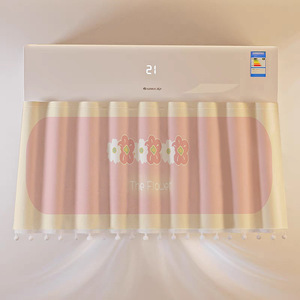 Nuovo modello Anti-soffiaggio diretto del condizionatore d'aria copertura Postpartum antivento antipolvere a parete tenda non tenda da doccia - Product Image 6