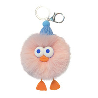 Nouveau pendentif canard en peluche coloré, accessoires créatifs pour sac, porte-clés, vente en gros, frais et mignon
