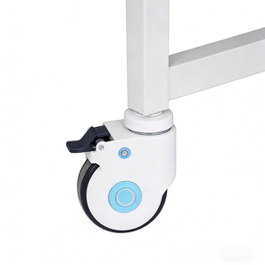 Lit médical manuel 2 fonctions de haute qualité pour patient, vente en gros d'usine, lit d'allongement ABS pour soins infirmiers, usage hospitalier - Product Image 6