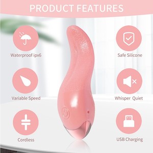 Vibrador de Lengua Suave en Oferta, Juguetes Sexuales para Mujeres, Estimulador de Clítoris y Pezones con Mordida Oral, Juguetes Sexuales para Adultos - Product Image 5