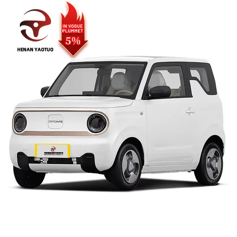 Geely Panda Mini Ev Auto 4 Stoelen Elektrische Auto Super Schattige Beer Model 200Km Range Elektrische Voertuig Mini Ev Auto Tweedehands Gebruikt