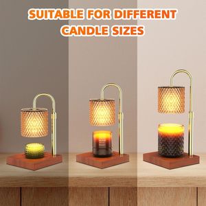 Lámpara Calentadora de Velas Eléctrica Moderna Db con Regulador de Intensidad, Temporizador, Altura Ajustable, Enchufe Australiano, para Decoración del Hogar, Aromaterapia, de Mesa, en Latón - Product Image 5