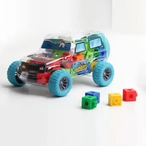 Blocs de construction carrés intelligents, jouet éducatif, 60 pièces, ensemble de blocs de construction magiques DIY - Product Image 4