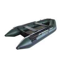 10ft tendre CE bateau de pêche gonflable dériveur Hypalon PVC ponton bateau pour l'aviron