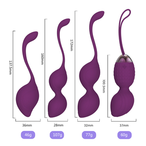 Y tình yêu Silicone kegel Balls Set điều khiển từ xa rung tình yêu trứng sàn chậu cho phụ nữ - Product Image 2