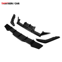 Diffuseur arrière TR Dry Carbon Fiber TR V3, spoiler inférieur, pour kit BMW M2 G87 avec séparateurs d'angle de pare-chocs arrière