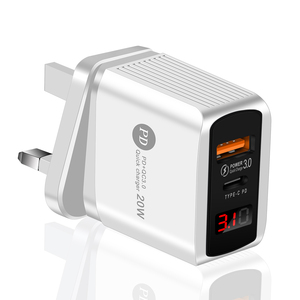 Sạc Nhanh USB 3.0 Cho iPhone 12 Pro 11, Xiaomi Samsung Huawei 20W Màn Hình Kỹ Thuật Số, Sạc Nhanh Trên Tường - Product Image 6