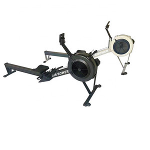 Foldable Seated wheels magnetic rowing machine seated row machine air rower commercial air rowing machine