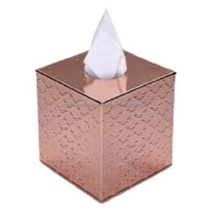 กล่องกระดาษทิชชูโบราณทองแดง - Product Image 2