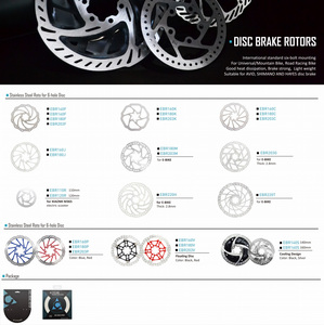 Dayanıklı Bisiklet Disk Fren Rotoru 160mm/180mm/203mm Paslanmaz Çelik MTB Dağ Bisikleti Fren Rotorları G3 - Product Image 6