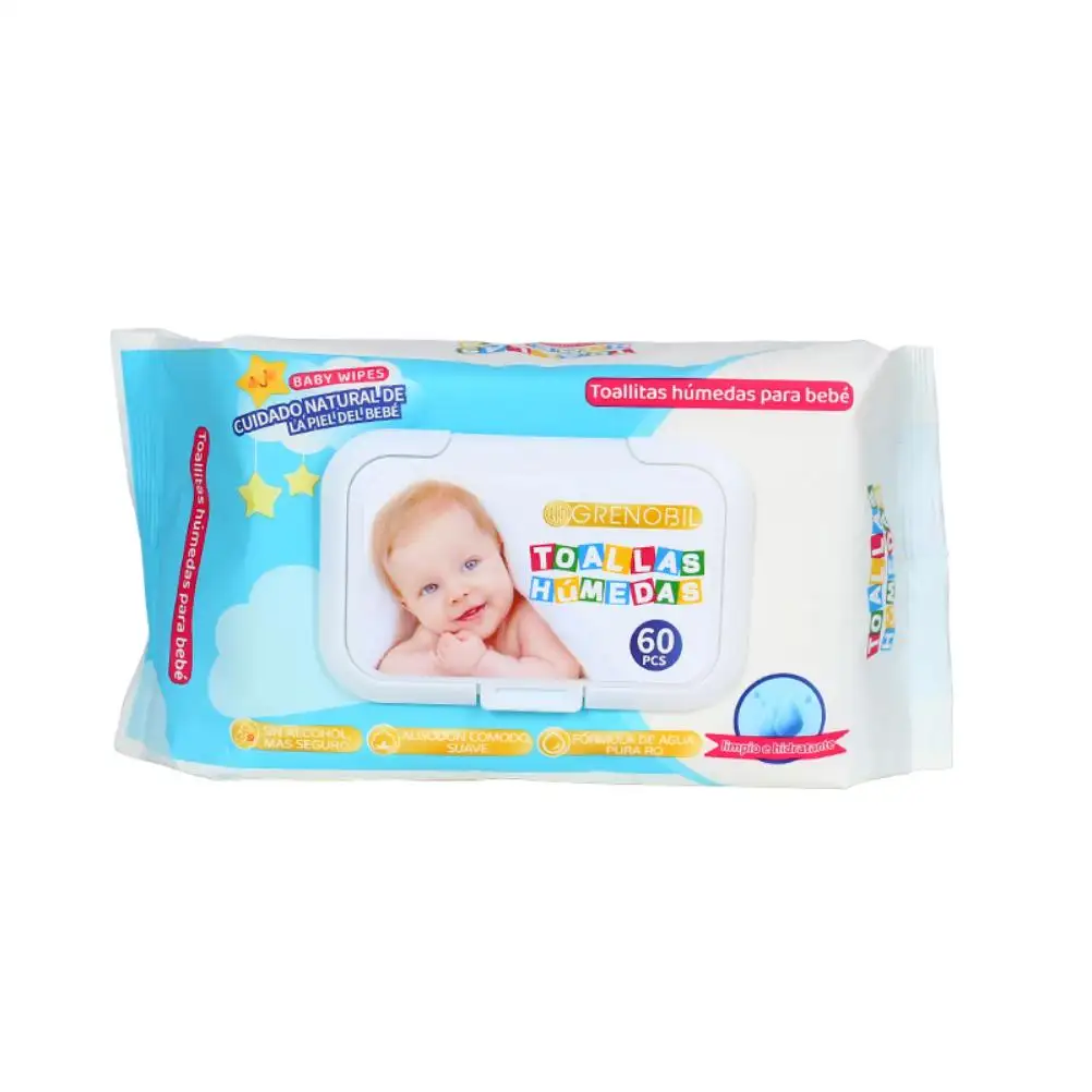 Nieuwe Aankomst Baby Huidverzorging Huishoudelijke Natte Tissues Fabriek Aangepaste Groothandel Reinigingsdoekjes Voor Lichaamsreiniging Baby Water Doekjes