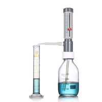 Distributeur de liquide portable réglable de 0 à 25 ml pour bouteille de cuisine, pipette de transfert automatique quantitative, remplisseur à verser avec bouteille en plastique