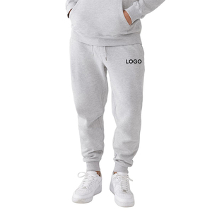 กางเกงจ็อกเกอร์สีเขียวมะกอกคุณภาพสูง ระบายอากาศได้ดี ไซส์ใหญ่ ใส่ได้ทั้งชายและหญิง ซับเหงื่อได้ดี พร้อมปักโลโก้ตามสั่ง # 2 ชิ้น #   สไตล์ฤดูใบไม้ผลิ - Product Image 5