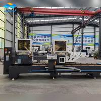Machine de découpe de profilés en aluminium CNC automatique haut de gamme avec corps monobloc robuste pour scie à onglet à 45 degrés