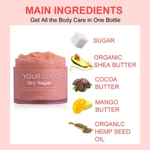 Nhãn Hiệu Riêng Chà Cơ Thể Đường, Tẩy Tế Bào Chết Và Dưỡng Ẩm Sâu Chà Cơ Thể Bưởi Hồng Đường - Product Image 2