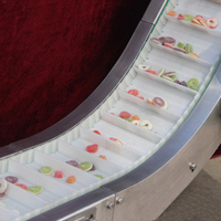 Transportador de Cadena Modular de Cangilones Independientes para Elevación Suave de Productos en Líneas de Procesamiento de Snacks